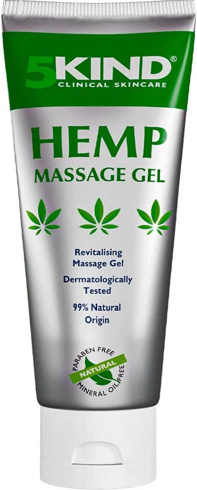 5kind Hemp Active Gel 3.4 lf oz- Hemp Cream Maximum - Natural Soothing Relief Gel - Muscle Gosok untuk Lower Back, Joints, Neck, Luck, and Shoulders - Maximum Power Hemp Cream