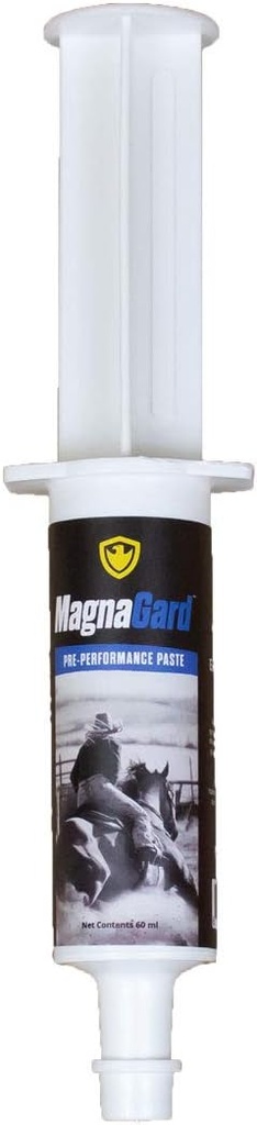 Pre- Performance Paste for Horses - All Natural Calmer, Acid Buffer, Gastric Dukung w / Electrolytes - 60ml Syringe