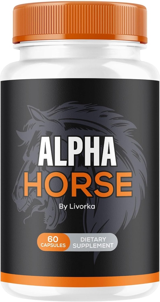 Alpha Horse, Alpha Horse Pills for Men, Alpha Horse Kapsul, Alpha Horse Suplemen, Alpha Horse Vitamin All Natural Premium Formula, Alpha Horse Supplemen, 60 Capsules selama 1 Bulan