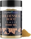 Goldenseal Root Powder Organic 1000 mg - Goldenseal Powder Suplement for Imune & Gut, Pure & Natural Herbal Goldenseal Suplemen, Gluten Free - 60 Servings NAS1 Botle