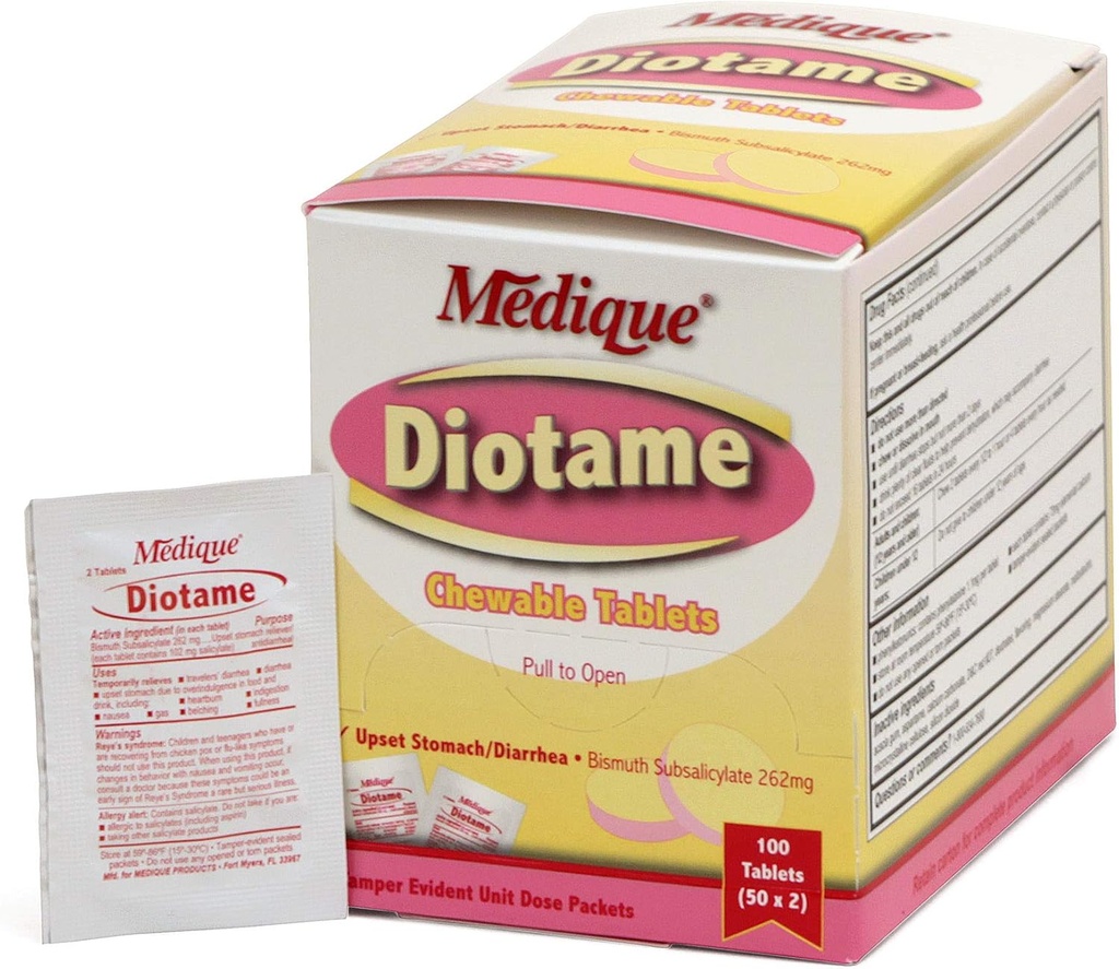 Medique 22033 Diotame Tablet, 100 tablet