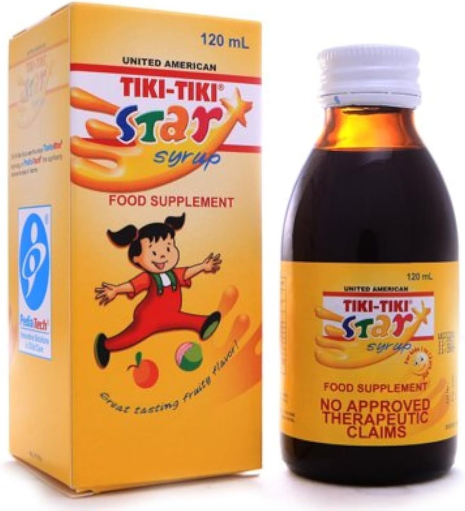 2 Tiki- Tiki Star Plus Syrup (2 x 120ml)