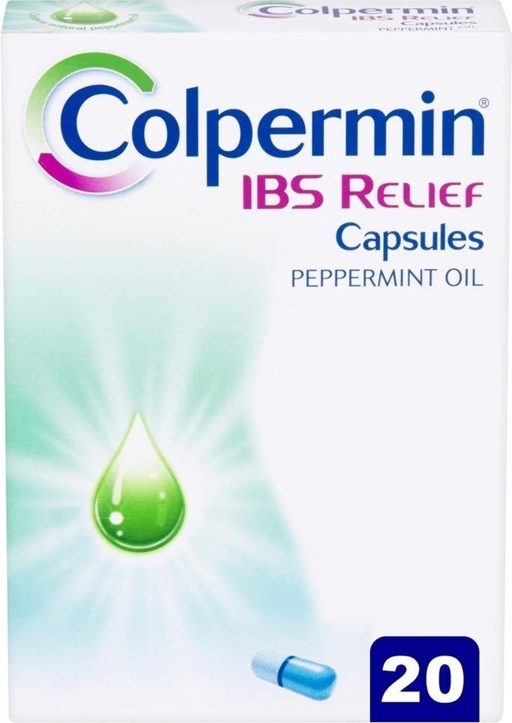 Colpermin Peppermint Oil Capsules 20 Kapsul untuk Irritable Bowel Syndrome