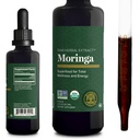 Global Healing Center - Organic Moringa Oleifera Extract Liquid Drops, Moringa Supplication -Vegan dari Tree Leaves - Max Absorpsi Vitamin dan Mineral- Lebih Potensi Dari Bentuk Powder (2 Fl Oz)