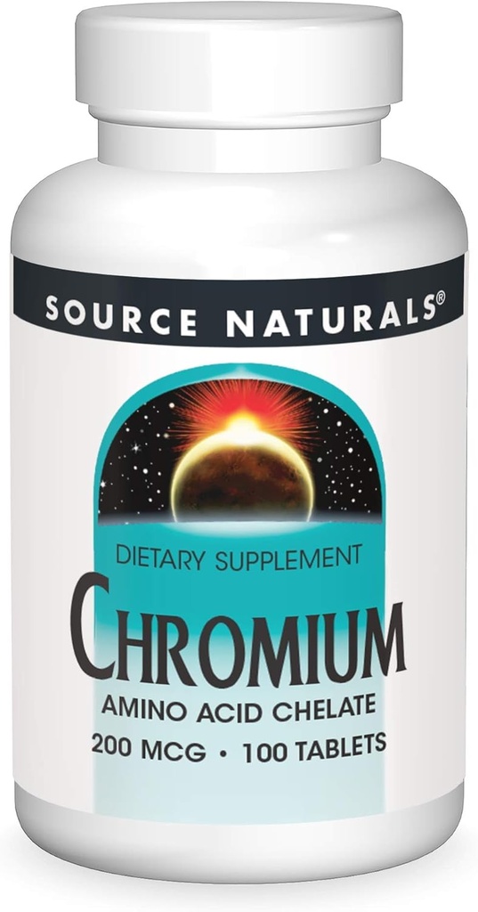 Chromium Chelate 200mcg 100 Tablet