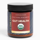 One Farm Superfood Powder Gut Health, Organic Gut Soothing Blend and Prebiotic Bone-GMO, Pregories with Bone Broth, Turkey Tail Mushroom, Slippery Elm, and Marshmallow Root for GI Health