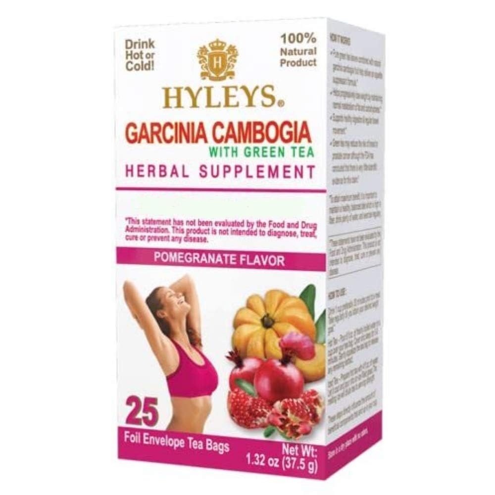 Teh Hyleyes Garcinia Camigia Green Tea dengan Péonate Flavor - 25 Tea Bags