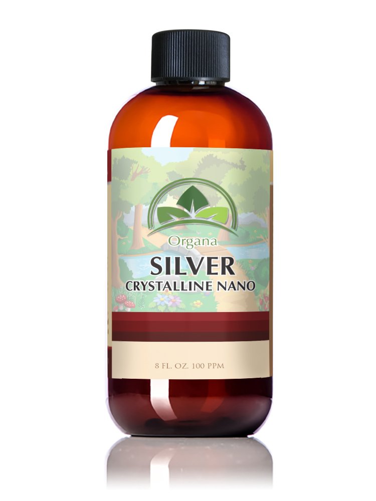 Organ Nano Colloidal Silver 8 oz (100 PPM) - The Best Colloidal Silver