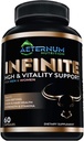 Infinite-HGH-Testosteron-Vitalitas Suplemen Termasuk Argnine- Glutamine, dan More! untuk Pria dan Wanita 60 Capsules per Botol.