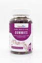 Rambut Skin & Nail Vitamin Gummies dengan Biotin Vitamin C dan E -Vegan Gluten Bebas & Non-GMO Ingrediens -60 Cacah