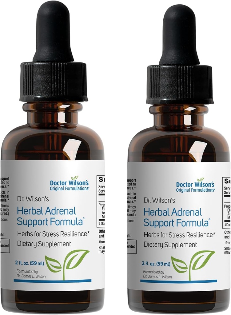 Formulasi asli Dokter Wilson 2 - Kemas Herbal Adrenal Dukungan Formula 2 Limid Ounces
