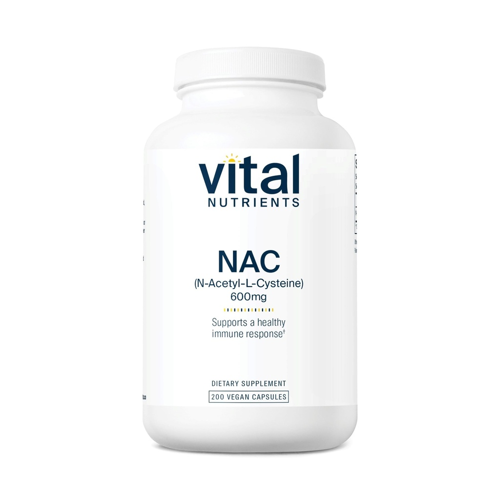 N- Acetyl Cysteine 124; Vegan NAC Suplemen 124; Antioksidant untuk Sinus, Imune, dan Kesehatan Respiratory * Glurten, Soy Free Capsules