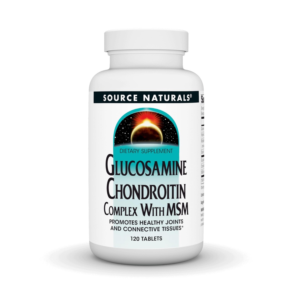 Sumber Glucosamin Chondroitin Kompleks dengan Masm - 120 Tablet