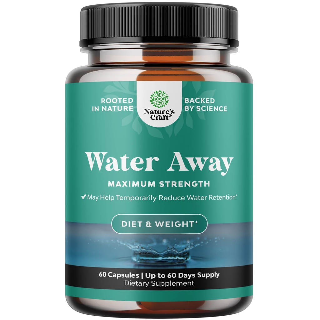 Suplemen Air Away untuk Pelecehan Cepat dan Pelecehan Relief Pure Natural Diuretic Pill Reduce Retention Dukungan Perdelapan Levels Boost Energi