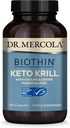 Dr. Mercola, Suplemen Keto Krill Oil, 90 pelayan (180 Capsules) Omega 3 Fatty Acids, MSC Certified, Non GMO, Soy- Free, Gluten Free