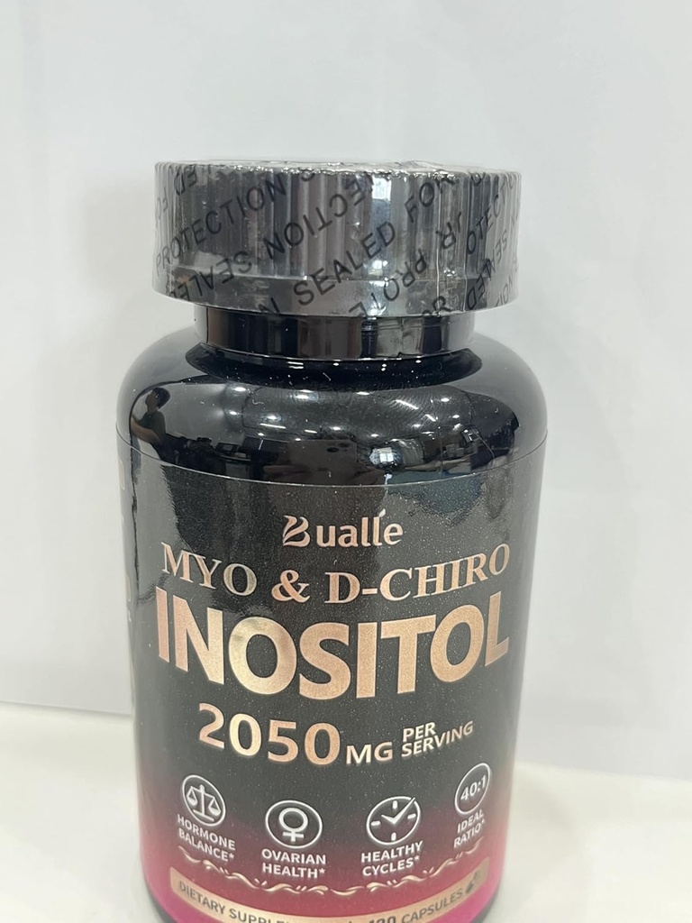 Bualle Myo- Inositol & D-Chiro Inositol Suplemen (40: 1) untuk Hormone Salvation for Women