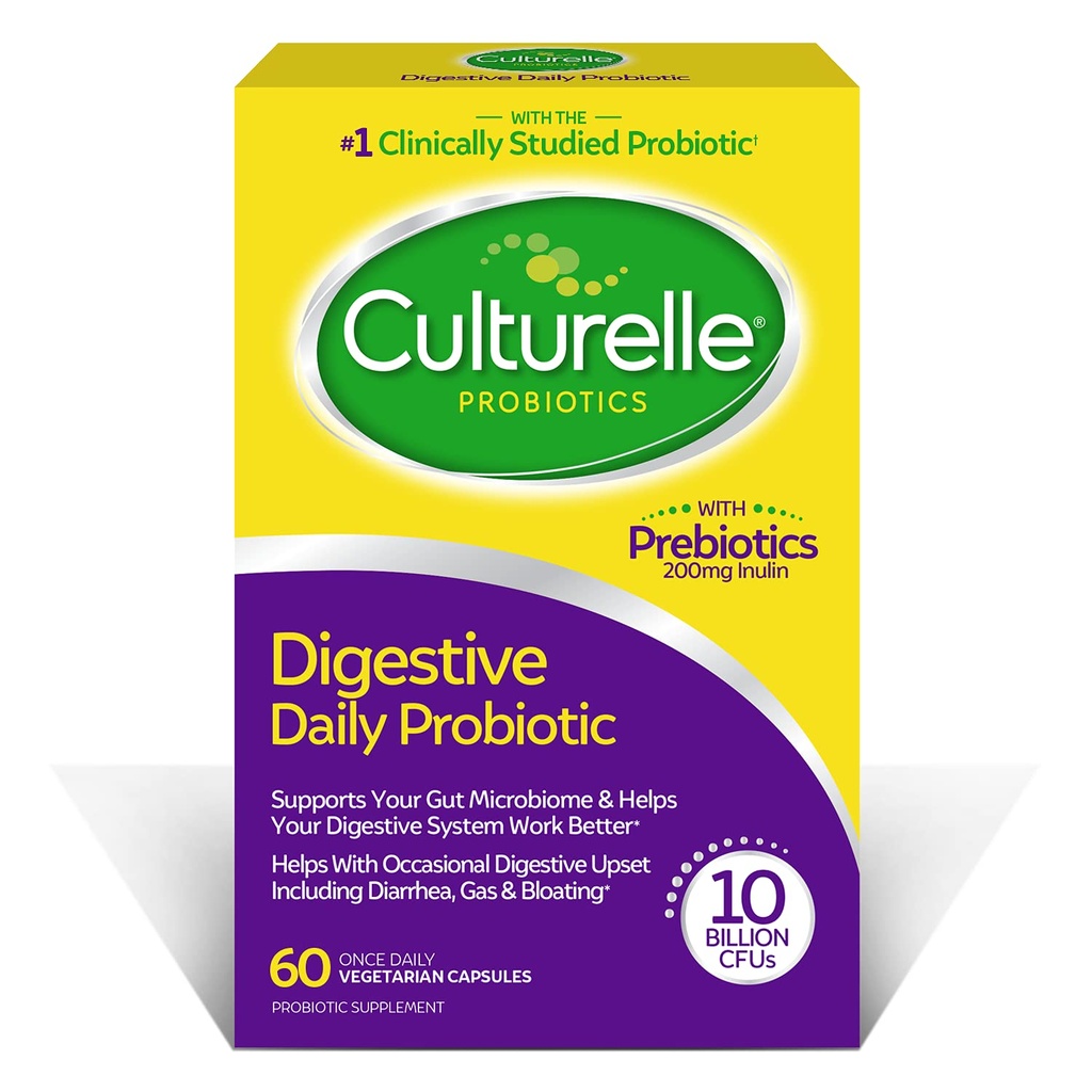 Cultuelle Daily Probiotic, Digeptical Health Capsules, 60 Count