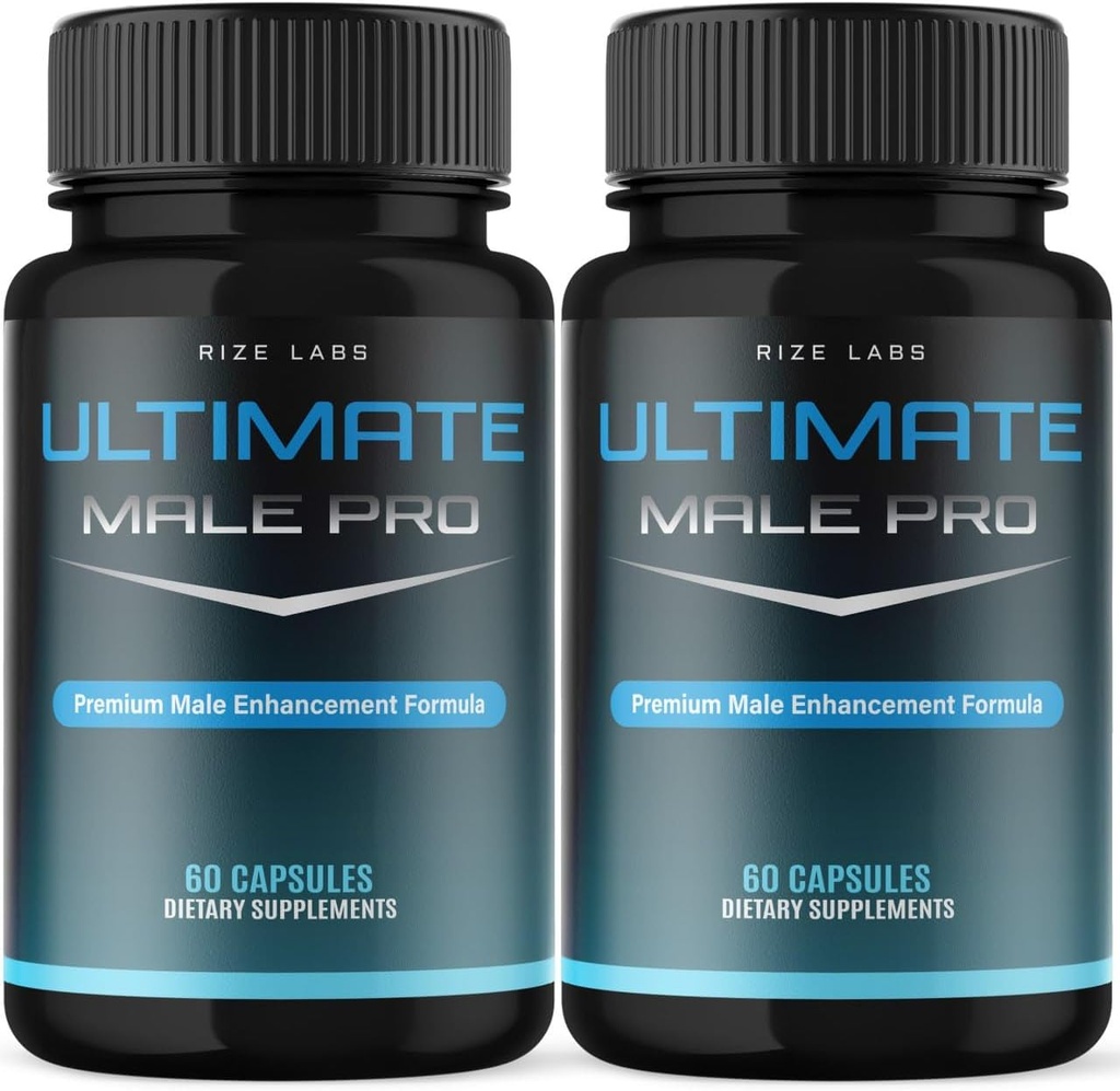(2 Paket) Ultimate Male Pro Capsules for Men, Ultimate Male Extreme Suplement, All- Natural Support for a Healthy Active Lifestyle, UltimateMalePro Review (120 Capsules)
