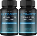 (2 Paket) Ultimate Male Pro Capsules for Men, Ultimate Male Extreme Suplement, All- Natural Support for a Healthy Active Lifestyle, UltimateMalePro Review (120 Capsules)