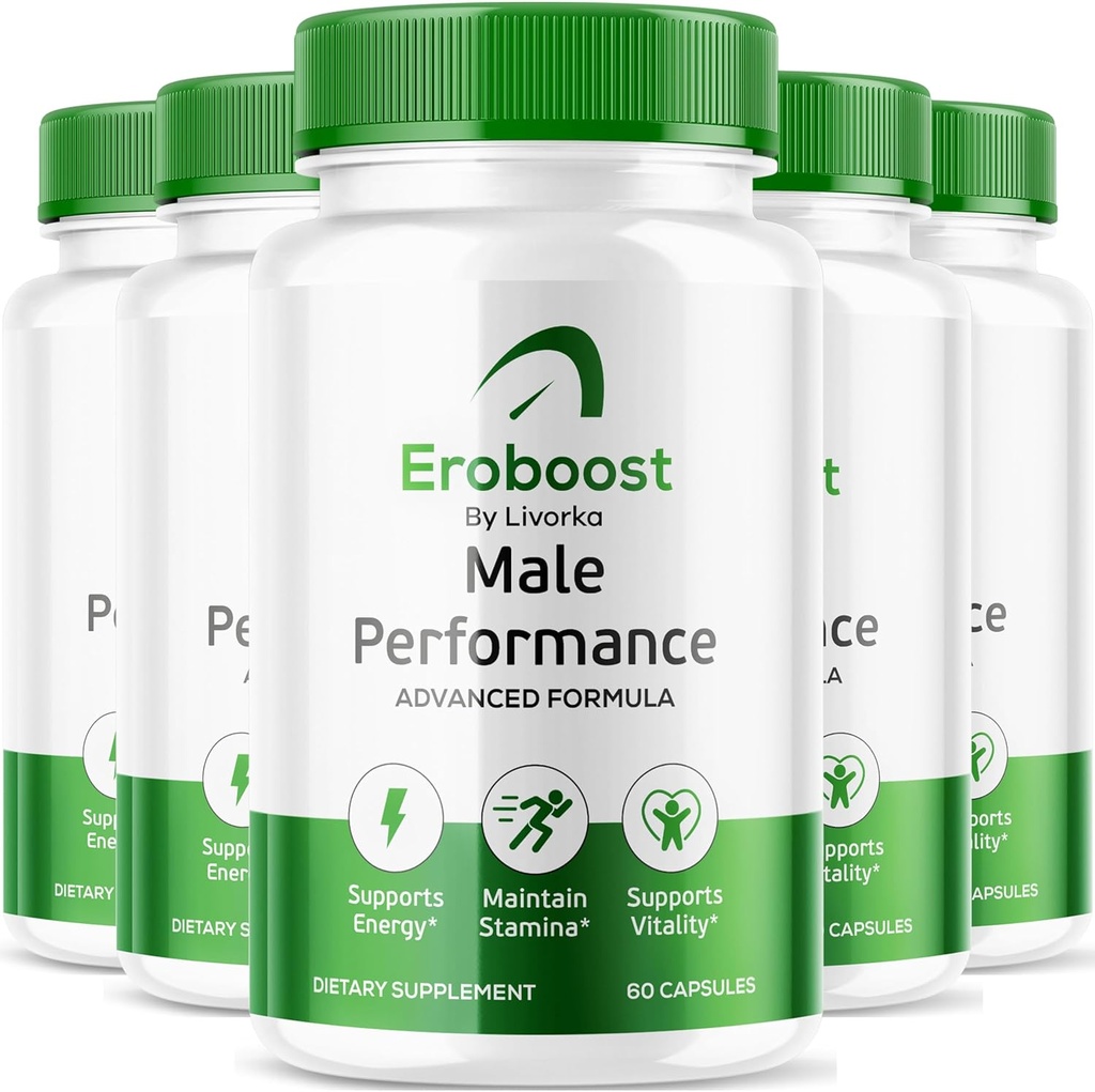 (5 Kemasan) Tambahan Peningkatan untuk Pria - Pill Ero Boost Resmi, EroBoost Dukungan Kapsul, Formula EroBoost Lanjutan, Tambahan EroBoost, Ero Boost, 300 Kapsul selama 5 Bulan