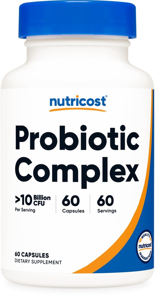 Kompleks Probiotik Berbiaya Nuklir (10 Milyar CFU) 60 Capsules - Acigholilus Plus 9 Progories lainnya, Non-GMO, Gluten Free Supplemen