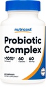 Kompleks Probiotik Berbiaya Nuklir (10 Milyar CFU) 60 Capsules - Acigholilus Plus 9 Progories lainnya, Non-GMO, Gluten Free Supplemen