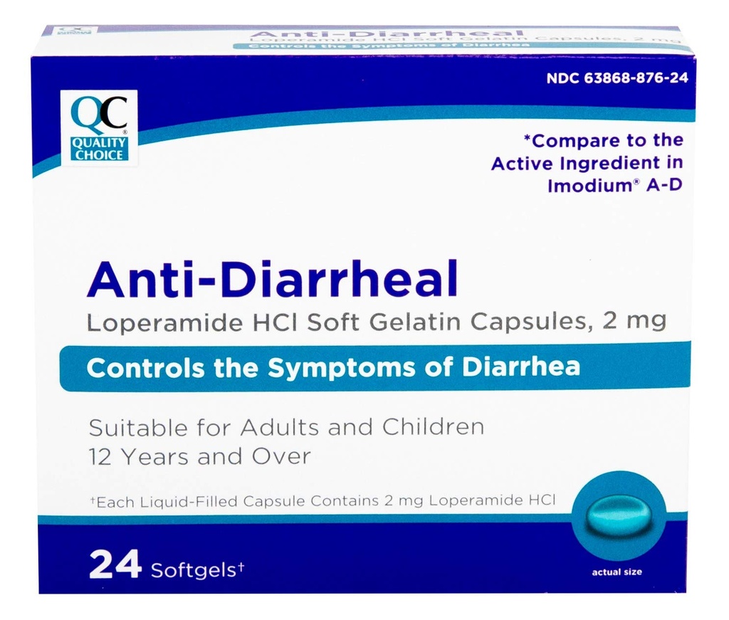 Kualitas Pilihan Locamide 2mg Anti- Diarrheal 24 Count Softgel