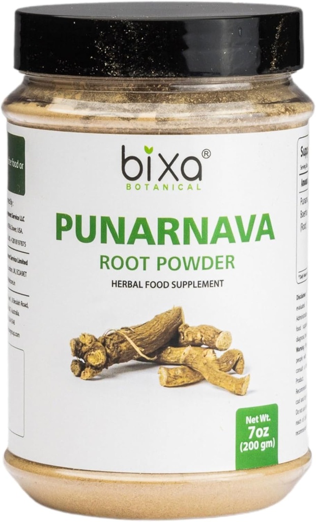 Bixa BOTANICAL Punarnava Powder 124; Natural Detox and Fluid Balance Suman 134;