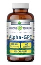 Amazing Formulas Alpha GPC Supplemen 124; 600 Mg Per Serving 124; 120 Capsules 14; Non-GMO 124; Gluten Free 124; Dibuat di USA