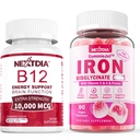 Iron Filled Gummies 26mg + Vitamin B12, Methylcobalamin 10.000 mcg tablet