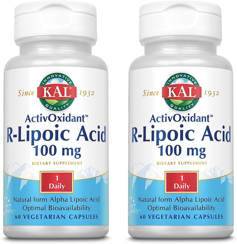 KAL 100 Mg R-lipoic Activoxidant Tablet, 60 Count 124; Paket 2