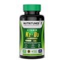 Vitamin D3 K2-5000 IU D3 & 100 mcg K2 MK-7 - Support Bone, Heart & Imune Kesehatan - K2 D3 Vitamin Suftgels - 120 Softgels, 4 Bulan Suppply