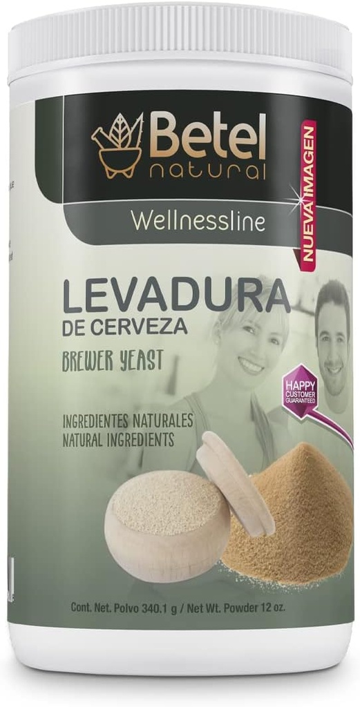 Levadura de Cerveza Polvo 124; Brewers Yeast Powder oleh Betel Natural 124; Healthy Sumber dari B Vitamin dan More 124; Debittered - 12 Ounce