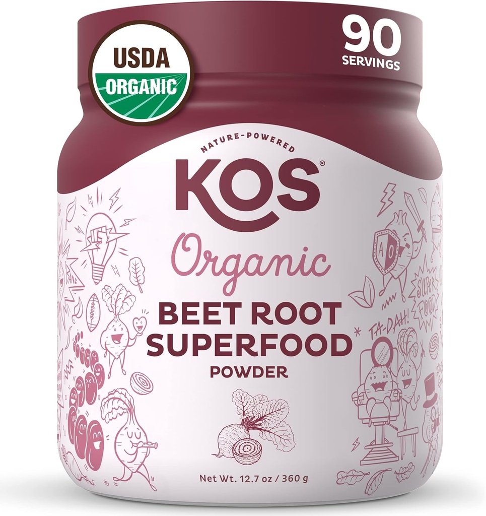 KOS Organik Beet Root Powder - 90 Hamba (2pk Bundle)