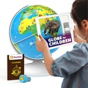 PlayShifu Globe for Children - Orboot Earth: Interactive Kids Globe with 1000 + Fact on Animals, Places & Monuments 126; Tech-Pouned Learning Toy & STEM Gift for Kids Ages 4-10