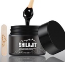 Shilajit Pure Himalaya - 50 Grams Natural Organic Shilajit Resin, Suplemen Shilajit Tingkat Emas untuk Pria dan Wanita dengan 80 + Trace Mineware & Fulvic Acid for Energy, Immune Support