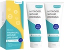 Dimora 2 Packs 6oz Hydrogel Aid Pertama Oquise, Burn Intory Soutthing Gel, Skin Repair Cream for Emergency Burn, Postoperative Incisions, Bruises, Desincement Weund Care