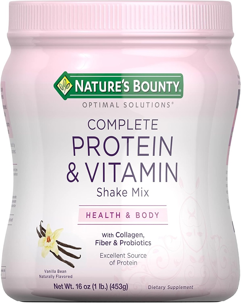 Nature 's Bounty Optimal Solutions Protein Powder dengan Vitamin C