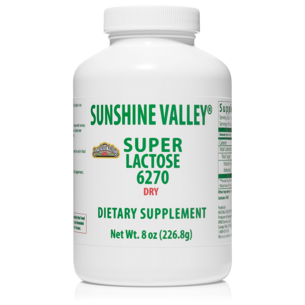 Sinar matahari Valley ® Super Laktosa Dry Powder (FUNE FLOW POUR)