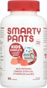 Anak SmartyPants Multivitamin Gummies: Omega 3 Fish Oil (EPA / DHA), Vitamin D3, C, Vitamin B12, B6, Vitamin A, K & Zinc untuk Dukungan Imune, Grape, Cherry & Berry Flavors, 90 Count (22 Hari Suppply)