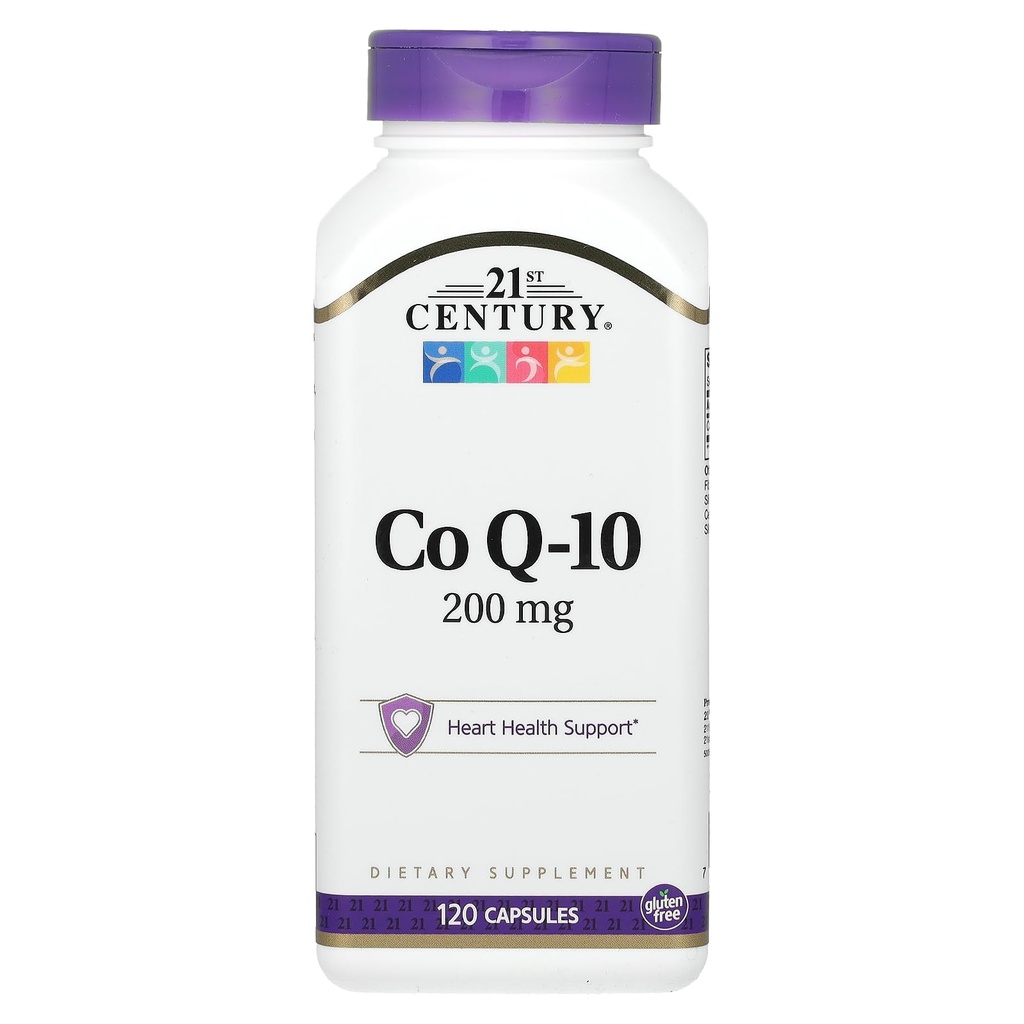 21 Century Co Q10 200 mg Capsules, 120 Cacah (27435)
