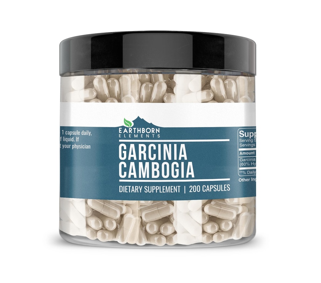 Elements Bumi Garcinia Cambogia 200 Capsules, Pure & Undiluted, No Addonitives