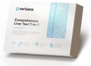 Verisana Liver Test - at- Home Liver Health & Fungsi - 7 Biomarkers Termasuk AST, ALT, GLT, AST / ALT Rasio, HbA1c, HsCRP, TBILILI - CLIA- Sertifikasi Lab