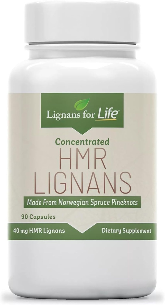 Lignans For Life HMR Lignans for Dogs I Vitamin for Healthy Pet 124; Wellness Supplement 12.4; 90 Capsules I 40mg
