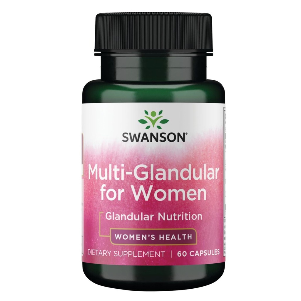 Swanson Multi- GLANDULAR untuk Perempuan 60 Cap