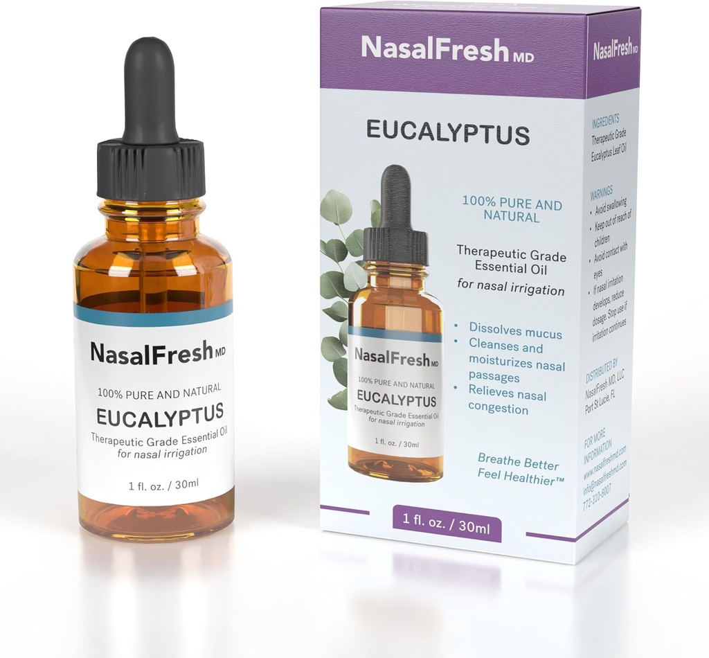 NASALFRESH MD - Eucalyptus Escalyptus Oil - Nasal Irrigation