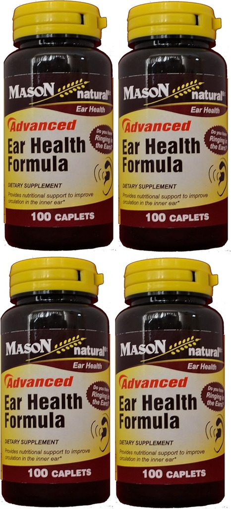Mason Natural Advance Health Formula Bioflavonoid Ditambah 100 Caplets per Botol Paket 4 Total 400 Caplets