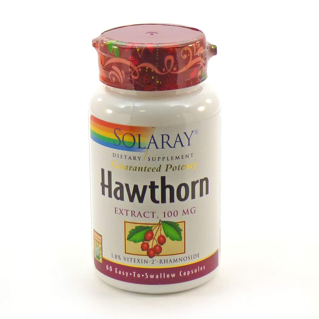 SOLARAY Hawthorn Ekstrak 100mg 124; 60 CT