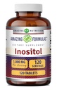 Amazing Formulas Inositol Tablets Supplemen 124; 1000 Mg per Serving 124; Vitamin B8 14; Non-GMO 124; Gluten-Free 124; Made di USA (1 Pack, 120 Count)