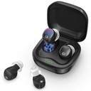 Mendengar Aids, Rechargable Hearing Aids for Senior Dewasa dengan Sentuh Volume Control, 16- Channel Digital Amplifier dengan Noise Reduction, Comfort Invisible Fit